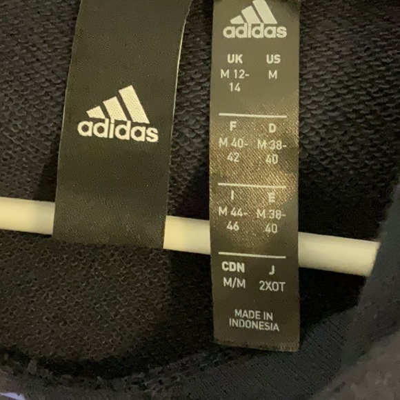 Blue Adidas Cropped Sweatshirt - Picture 3 of 7